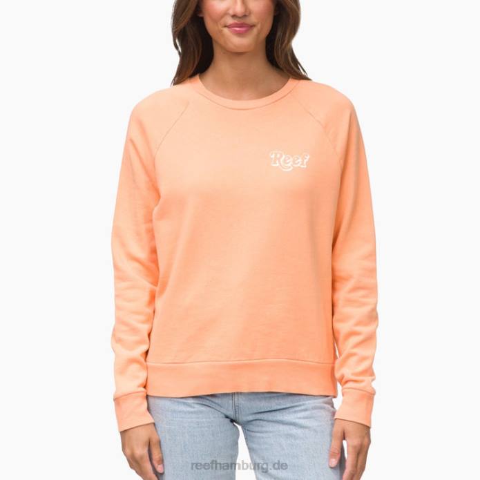 Florence Pullover mit Rundhalsausschnitt Koralle 442L289 Frauen Reef