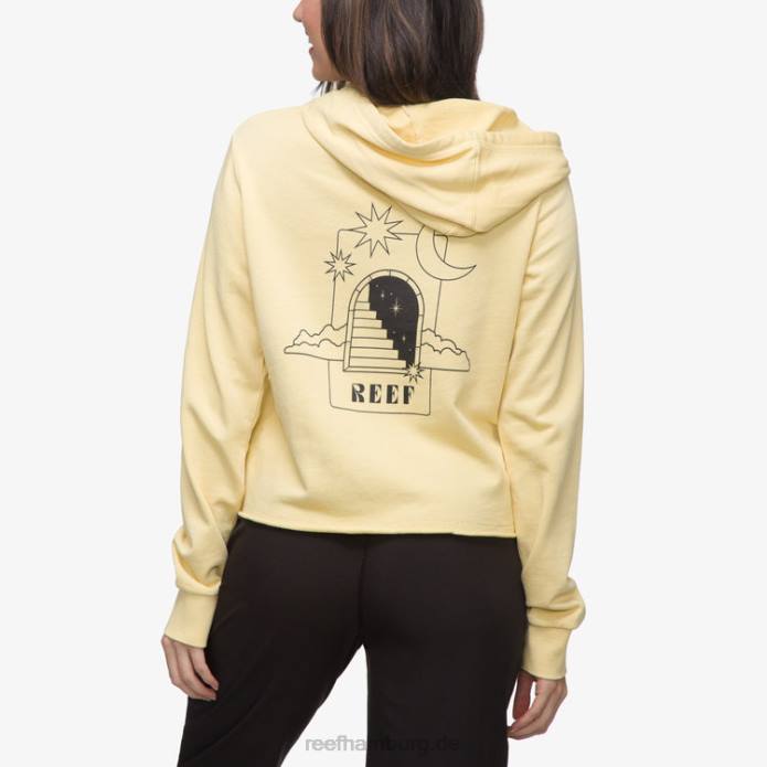 Treppenpullover-Hoodie Vanillesoße 442L287 Frauen Reef