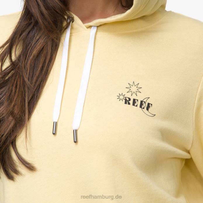 Treppenpullover-Hoodie Vanillesoße 442L287 Frauen Reef