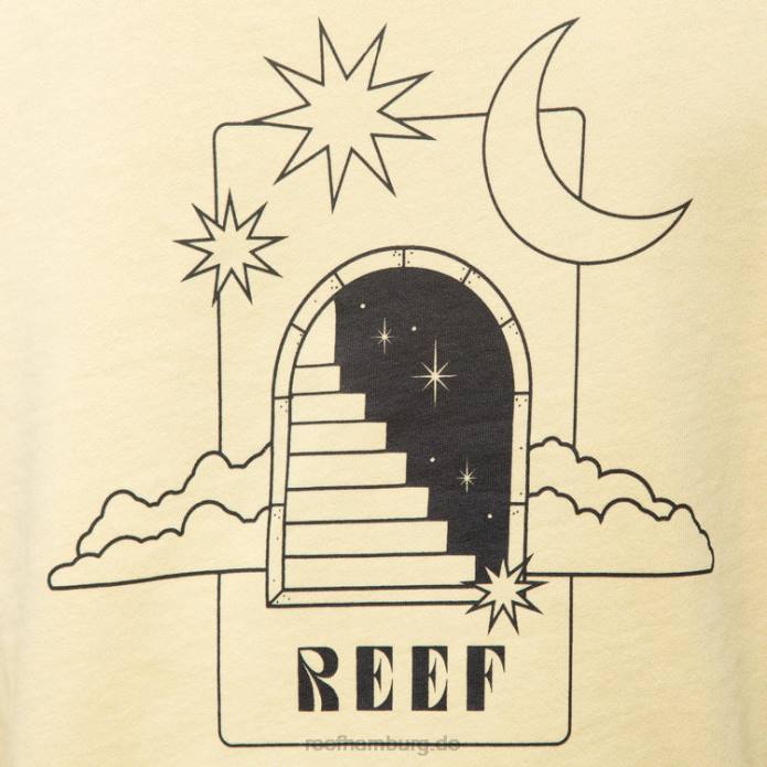 Treppenpullover-Hoodie Vanillesoße 442L287 Frauen Reef