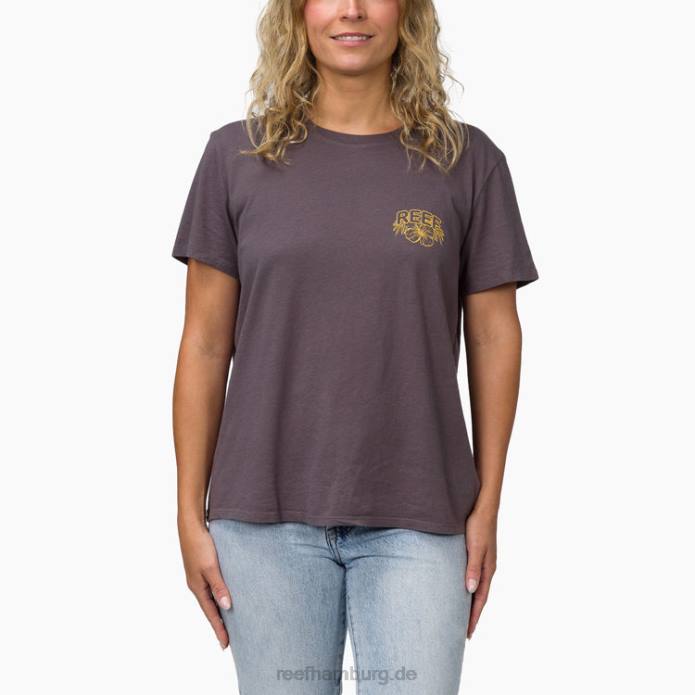 Belina Kurzarm-T-Shirt grau 442L278 Frauen Reef
