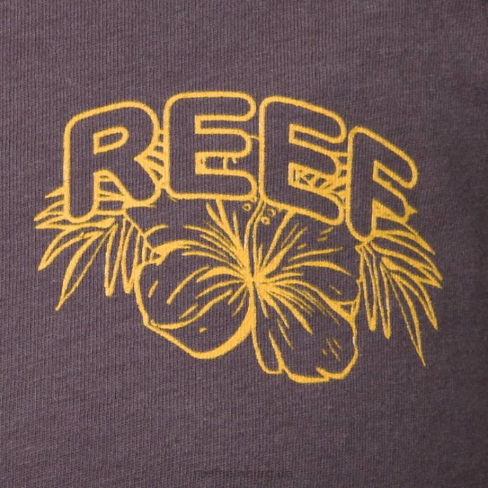 Belina Kurzarm-T-Shirt grau 442L278 Frauen Reef