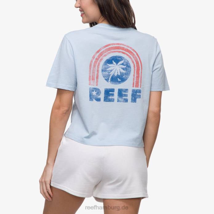 Fountains kurzärmliges Crop-T-Shirt Skyway 442L269 Frauen Reef