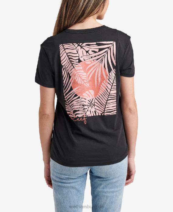 Gestapeltes, kurzärmliges, entspanntes T-Shirt Kaviar 442L281 Frauen Reef