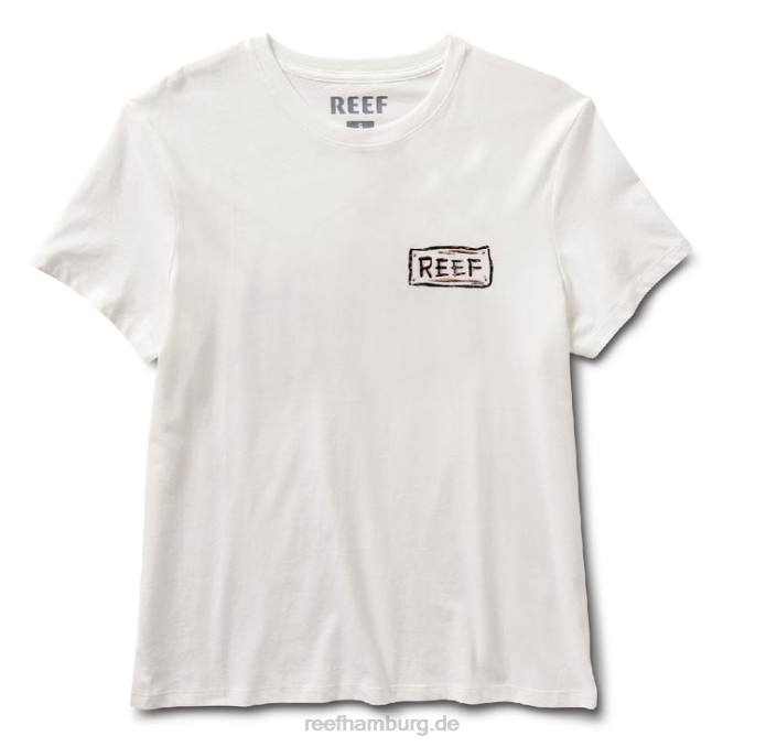Shacktime-Kurzarm-T-Shirt Mäusespeck 442L280 Frauen Reef