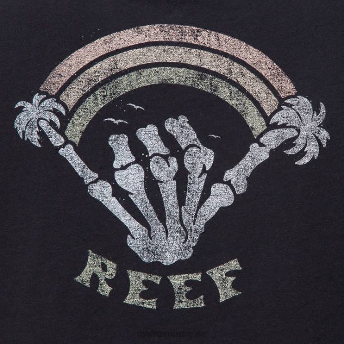 irgendwo kurzärmliges Crop-T-Shirt Kaviar 442L270 Frauen Reef