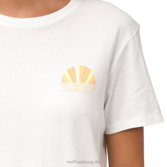 leichteres Kurzarm-T-Shirt Mäusespeck 442L272 Frauen Reef