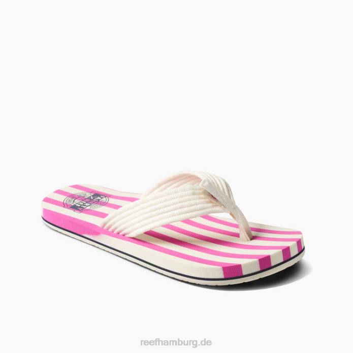 Faherty x Reef und Stripe Fuchsie 442L129 Frauen