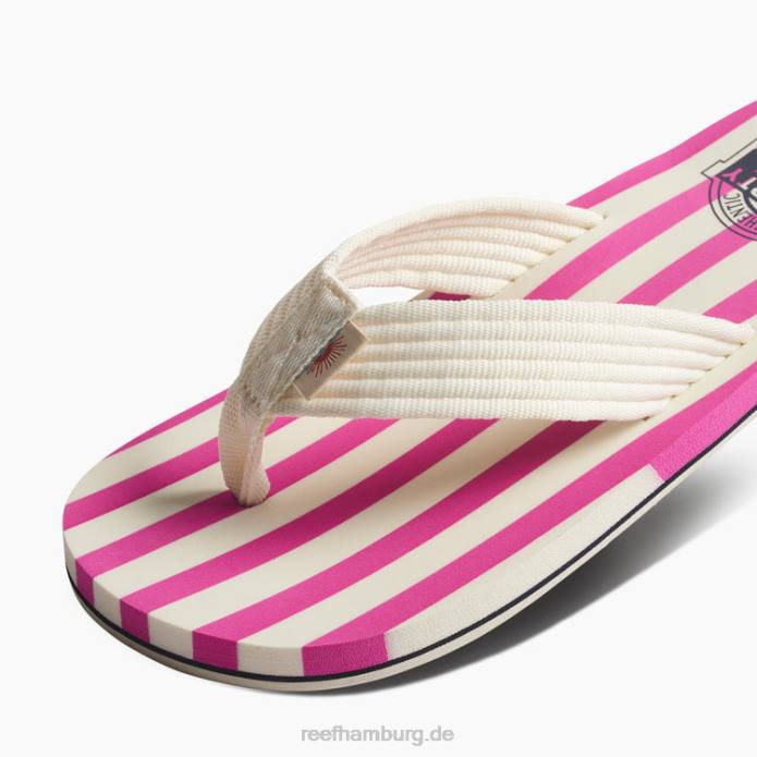 Faherty x Reef und Stripe Fuchsie 442L129 Frauen