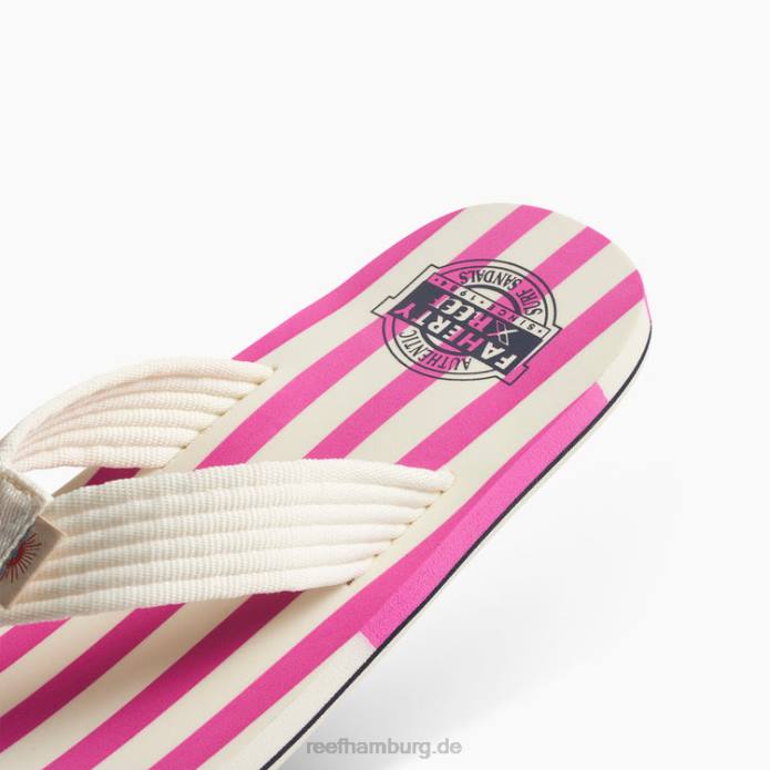 Faherty x Reef und Stripe Fuchsie 442L129 Frauen