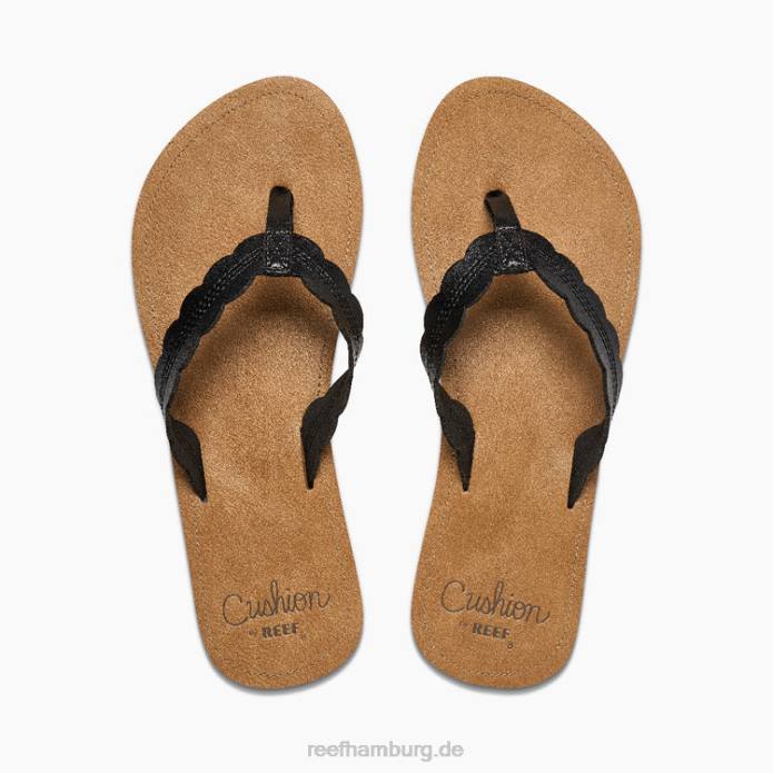 Kissen Celine schwarz/braun 442L88 Frauen Reef