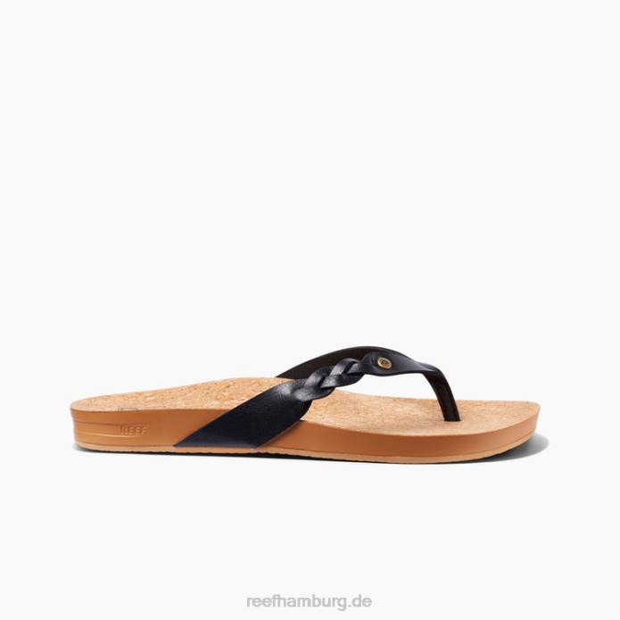 Kissen-Court-Twist Schwarz 442L49 Frauen Reef