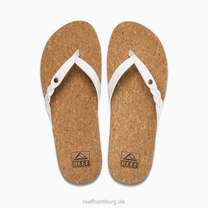 Kissen-Court-Twist Weiss 442L47 Frauen Reef