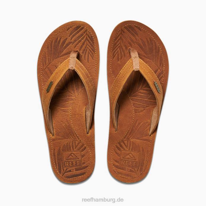 Riffdrift weg Leder Karamell 442L39 Frauen