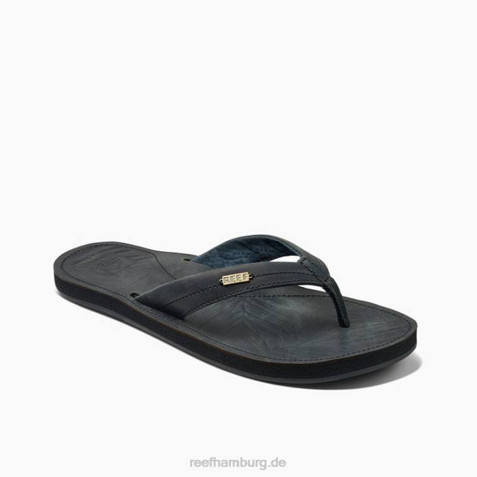 Riffdrift weg Leder staubiges Schwarz 442L208 Frauen