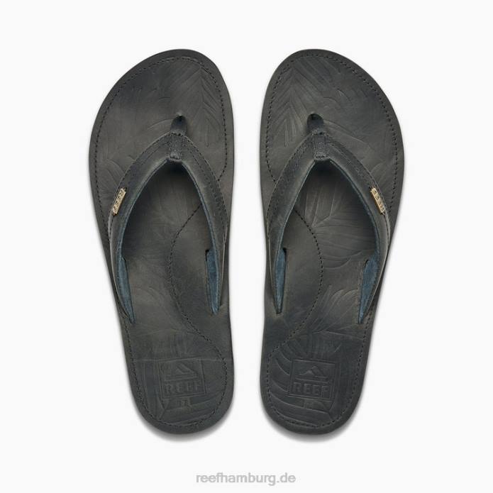 Riffdrift weg Leder staubiges Schwarz 442L208 Frauen