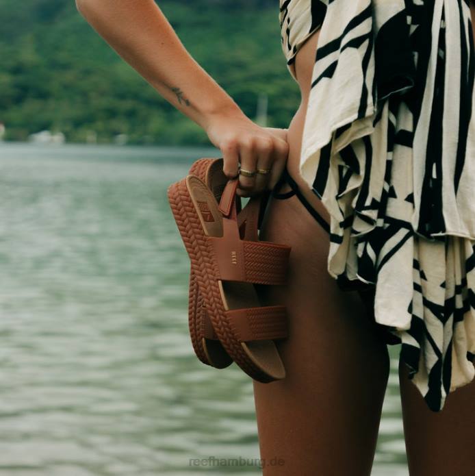 Blick auf das Riffwasser Brünette 442L157 Frauen