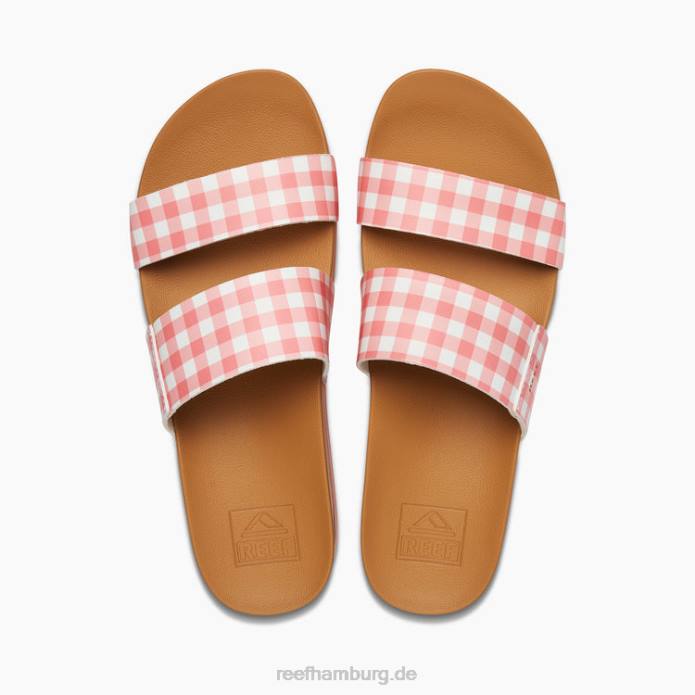 Kissen Vista Hallo Korallen-Gingham 442L167 Frauen Reef