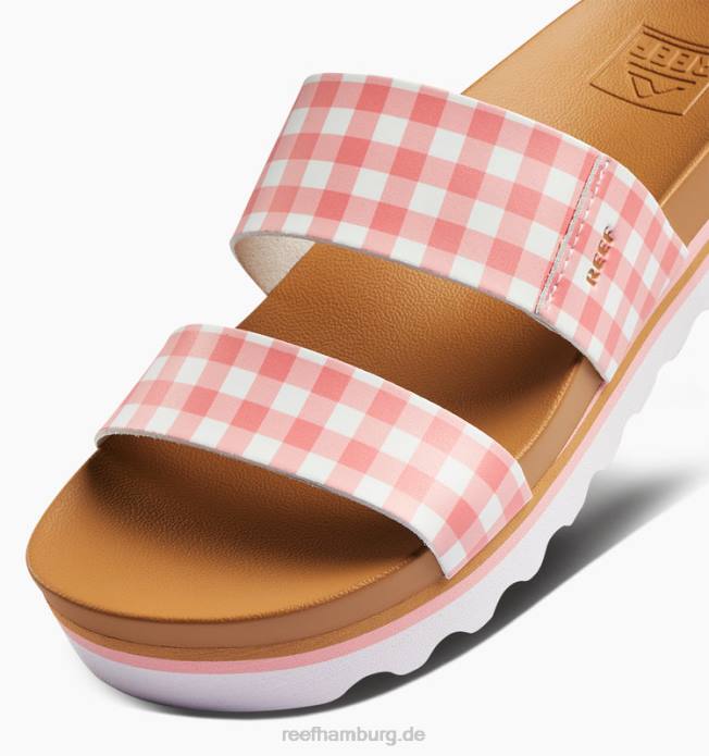 Kissen Vista Hallo Korallen-Gingham 442L167 Frauen Reef