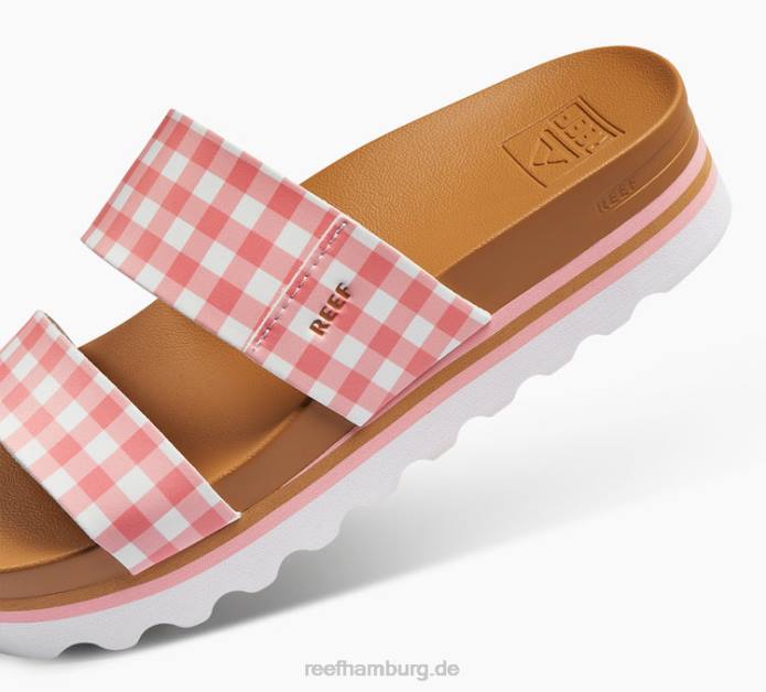 Kissen Vista Hallo Korallen-Gingham 442L167 Frauen Reef