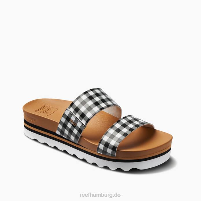 Kissen Vista Hallo schwarzer Gingham 442L134 Frauen Reef