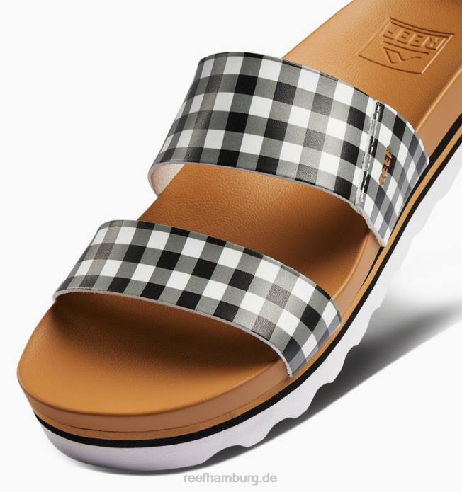 Kissen Vista Hallo schwarzer Gingham 442L134 Frauen Reef