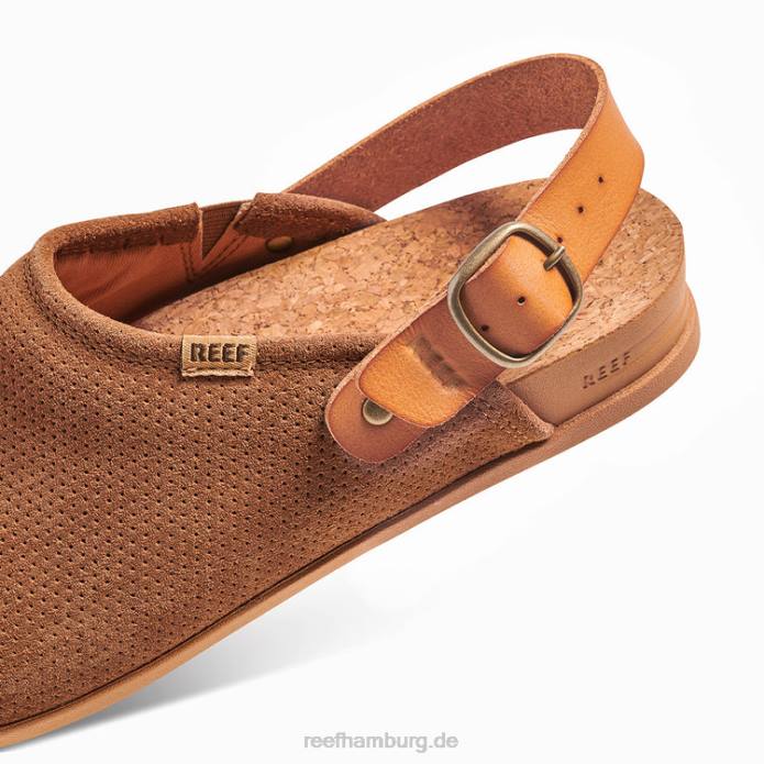 Riffkissen Salbei-Wildleder Kaffee 442L221 Frauen