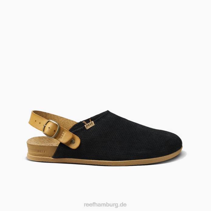 Riffkissen Salbei-Wildleder Schwarz 442L220 Frauen