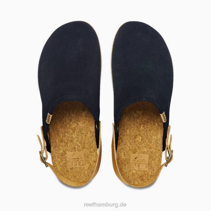 Riffkissen Salbei-Wildleder Schwarz 442L220 Frauen