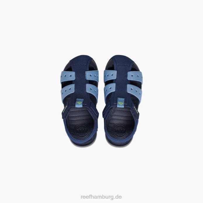 wenig Wasser am Strand Grau/Ozean/Limette 442L821 Kinder Reef