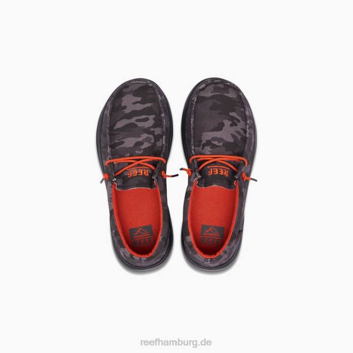 Kinderkissen Küste schwarz camo/rot 442L857Reef