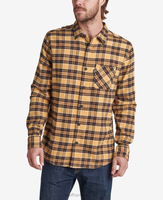 Kosma Langarm-Flanellhemd Eichenfelsen 442L667 Männer Reef