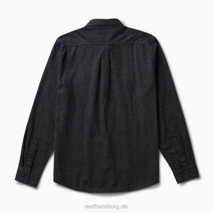 Rask Langarm-Flanell Kaviar 442L666 Männer Reef