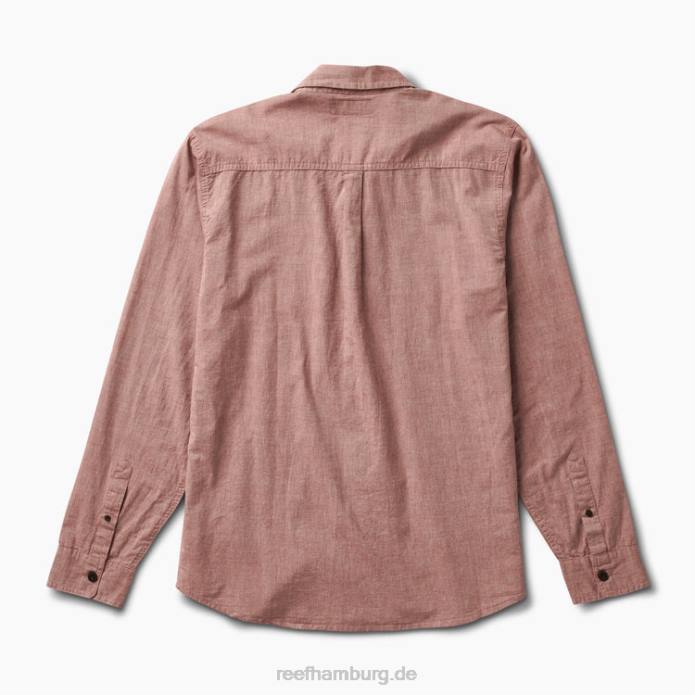 Stuart Langarmshirt Mahagoni 442L657 Männer Reef