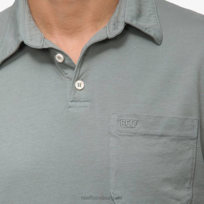 Walker Kurzarm-Polo Chinoisgrün 442L637 Männer Reef