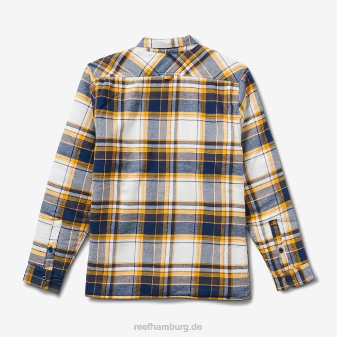 Hickman-Langarmjacke Indigo Blau 442L730 Männer Reef