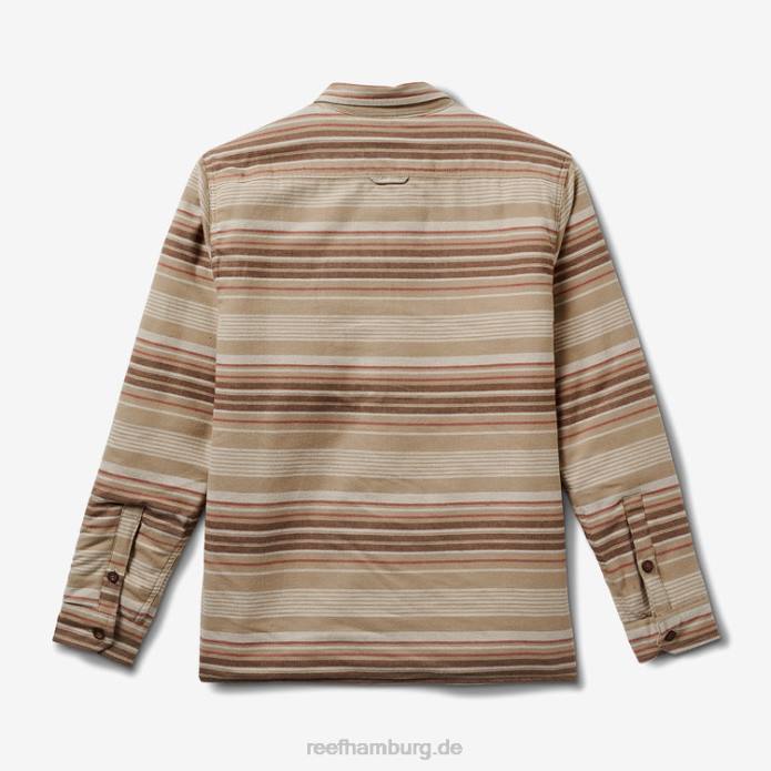 Toro Langarm-Sherpa-Jacke Mandelmilch 442L590 Männer Reef