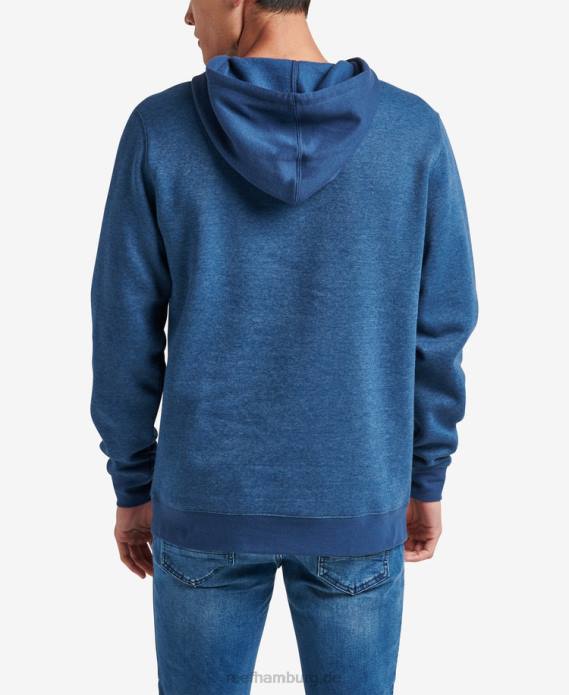 Bahnhofspullover-Hoodie Abzeichen blau 442L731 Männer Reef