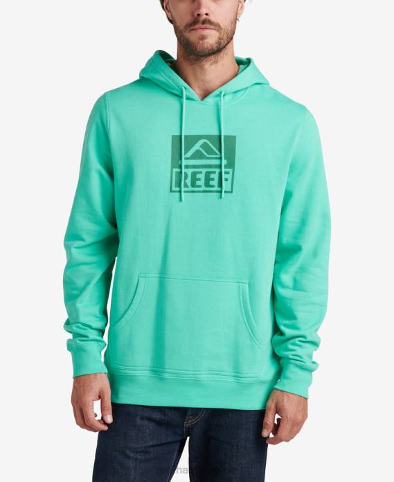 Baseline-Kapuzenpullover elektrisch grün 442L738 Männer Reef