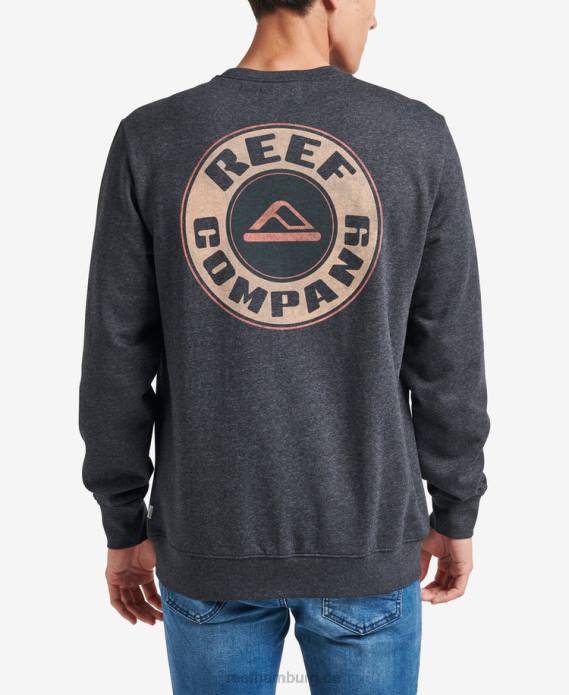 Jenson Recyclo-Pullover mit Rundhalsausschnitt Sturmgrau 442L734 Männer Reef