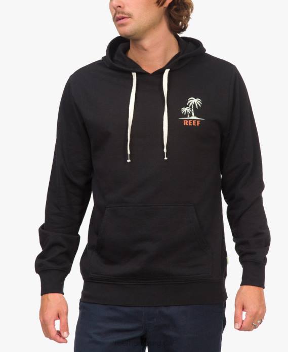 Shuffle-Pullover-Hoodie Schwarz 442L728 Männer Reef