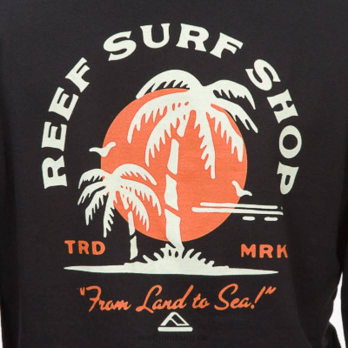 Shuffle-Pullover-Hoodie Schwarz 442L728 Männer Reef