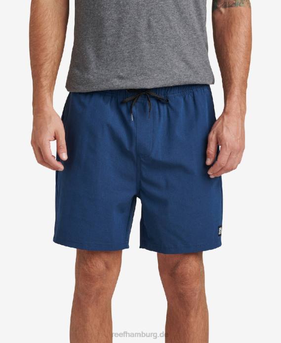 Fields Walk-Shorts mit elastischem Bund, 17 Zoll Abzeichen blau 442L669 Männer Reef