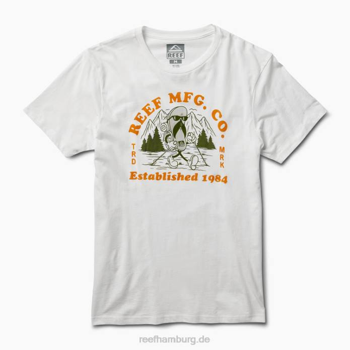 Balboa-Kurzarm-T-Shirt Mäusespeck 442L567 Männer Reef