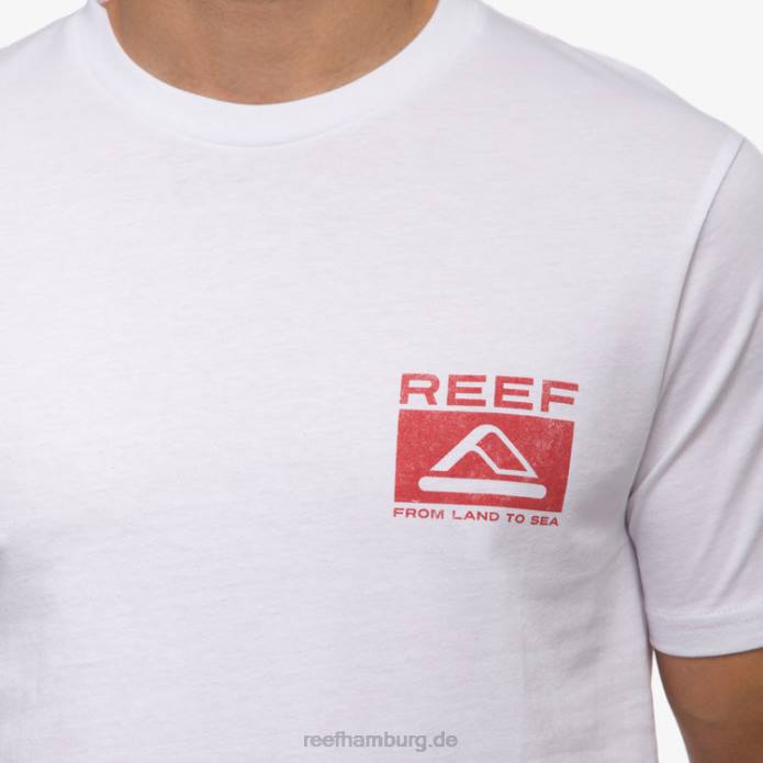 Beverly Kurzarm-T-Shirt helles Weiss 442L564 Männer Reef
