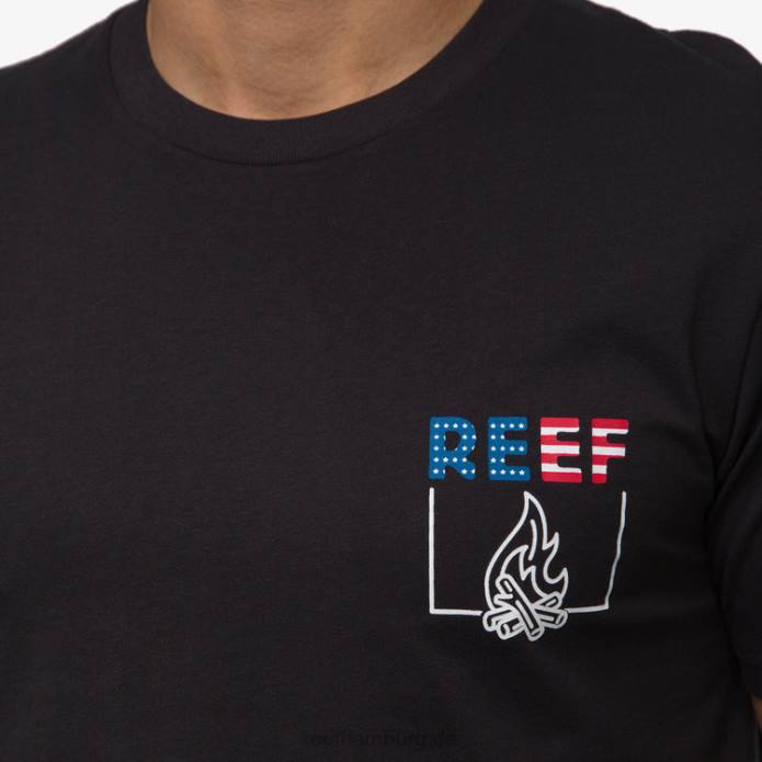 Boom Boom Kurzarm-T-Shirt Kaviar 442L580 Männer Reef