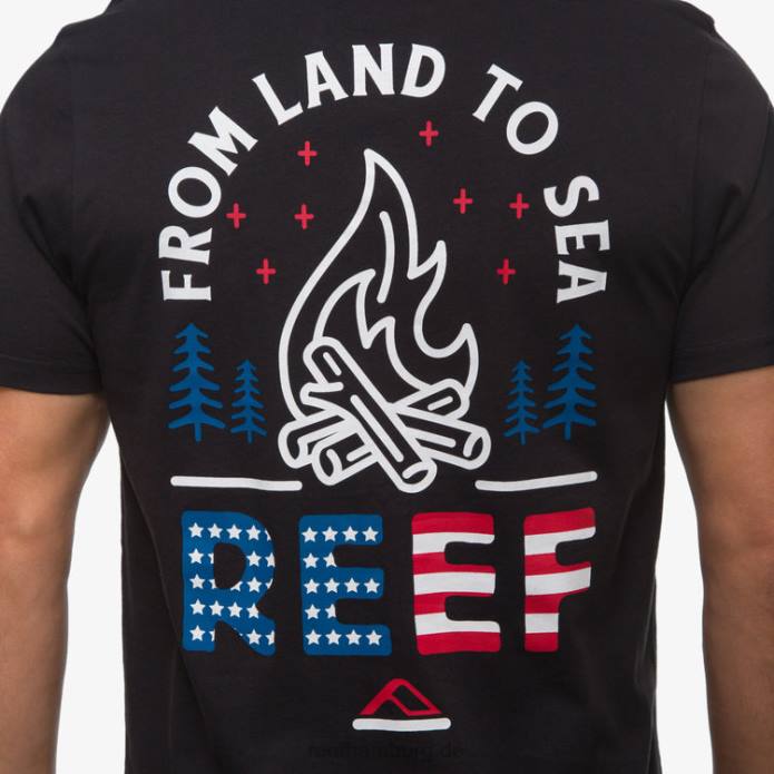 Boom Boom Kurzarm-T-Shirt Kaviar 442L580 Männer Reef