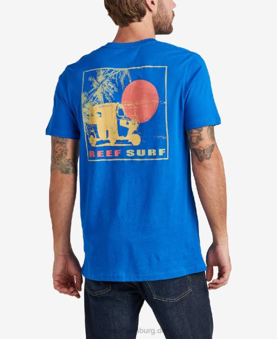 Buk Buk Kurzarm-T-Shirt Lapis 442L614 Männer Reef