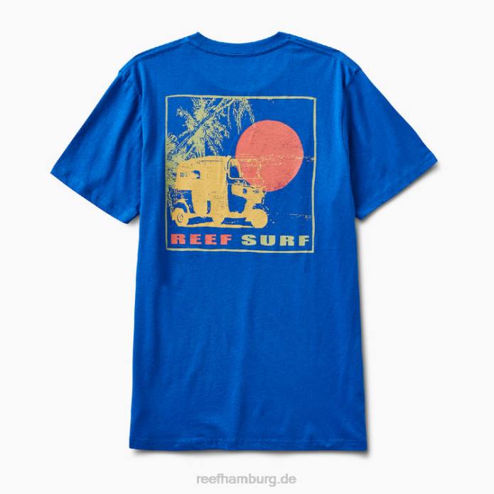 Buk Buk Kurzarm-T-Shirt Lapis 442L614 Männer Reef
