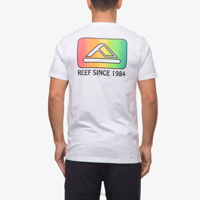 Cardwick Kurzarm-T-Shirt helles Weiss 442L570 Männer Reef